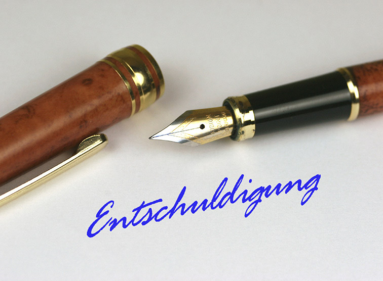 Entschuldigung
