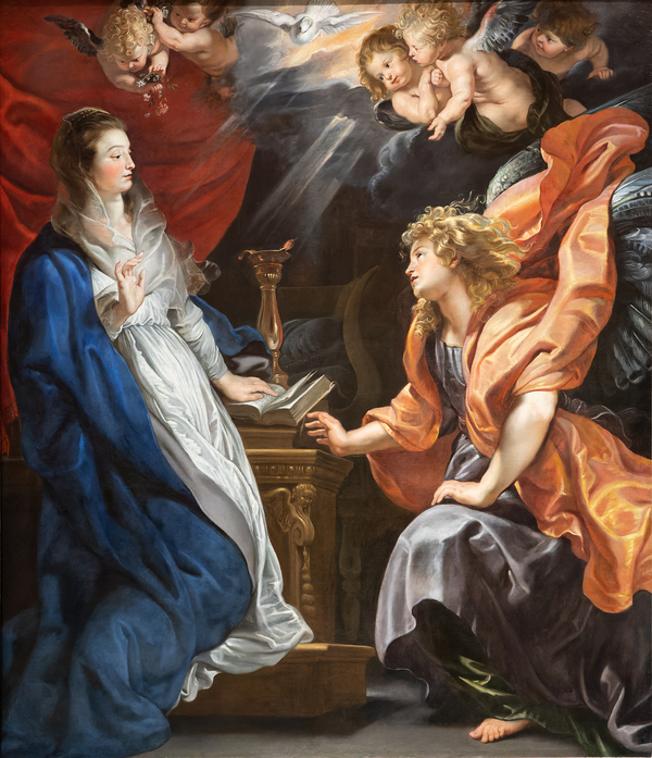 Maria Verkündigung, mit freundlicher Genehmigung des kunsthistorischen Museums Wien